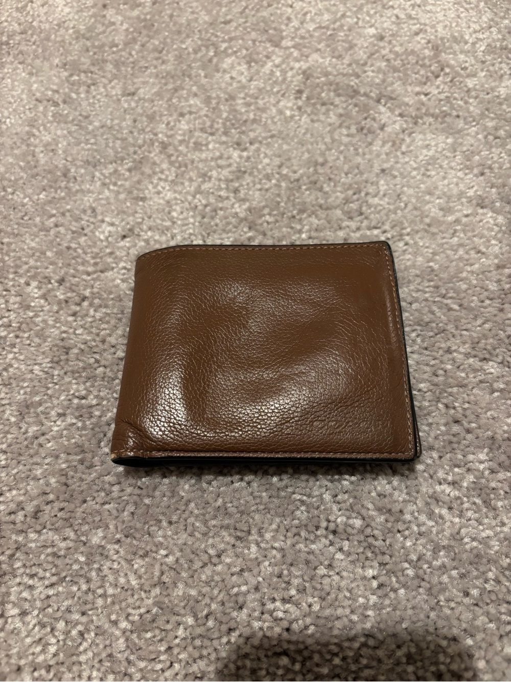 Coach Brown Leather Men's Bifold Wallet
